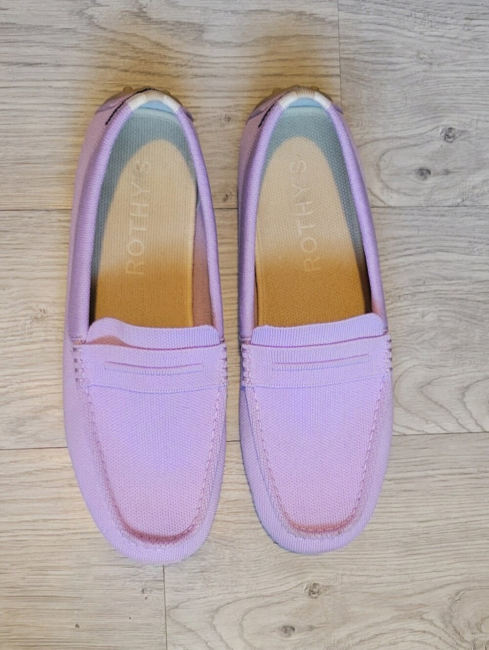 Rothy's The Driver Soft Orchid Lilac Loafer Penny Keeper Vamp, Women US 11 EU 41 - Picture 4 of 16